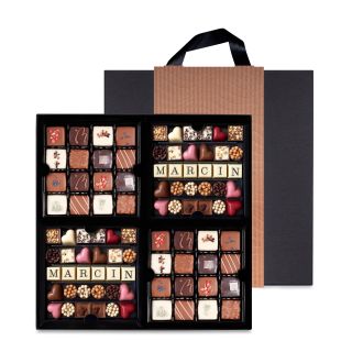 Poczwórny Zestaw Czekoladek na Dzień Chłopaka