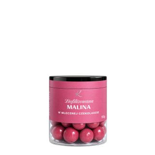 Liofilizowana Malina w mlecznej czekoladzie 110g