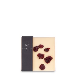 Czekolada Biała z Żurawiną